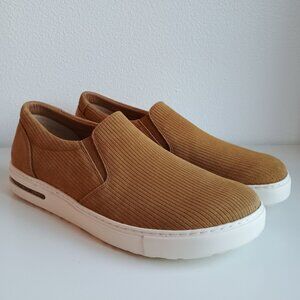 NWOT Birkenstock Oswego Suede Leather, Cork Brown, EU 44, Men 11-11.5, Women 12